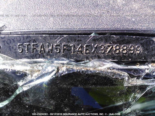 5TFAW5F14EX378899 - 2014 TOYOTA TUNDRA CREWMAX PLATINUM Gümüş foto 9