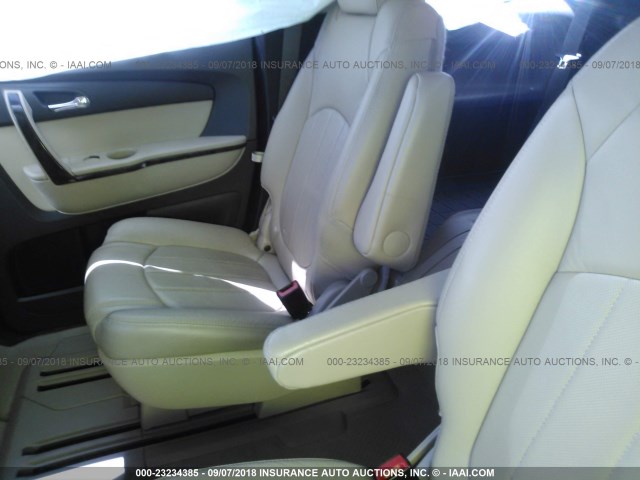 1GKKVTEDXBJ241928 - 2011 GMC ACADIA DENALI WHITE photo 8