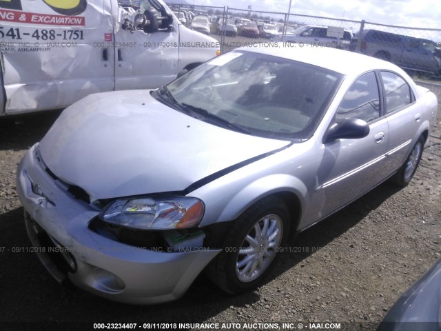 1C3EL56R42N159811 - 2002 CHRYSLER SEBRING LXI WHITE photo 2