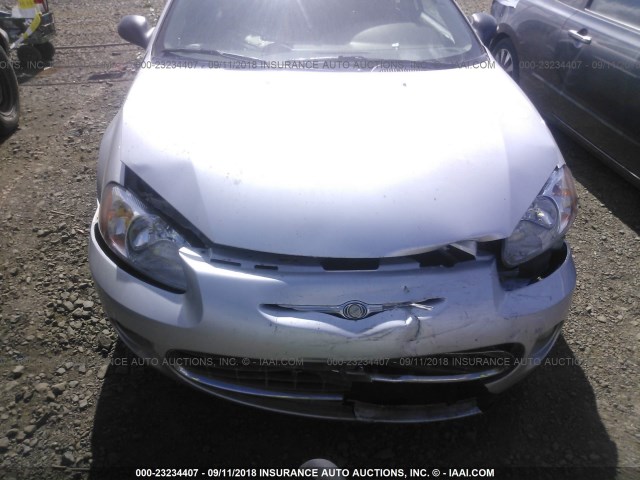 1C3EL56R42N159811 - 2002 CHRYSLER SEBRING LXI WHITE photo 6