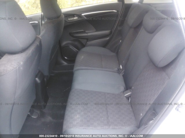 JHMGK5H54HS022653 - 2017 HONDA FIT LX SILVER photo 8