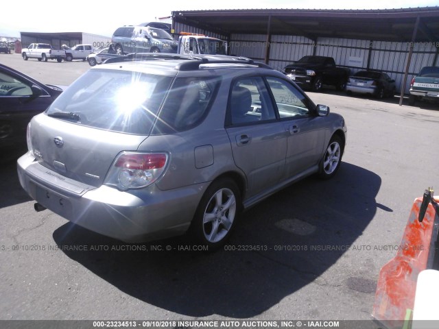 JF1GG67606G819152 - 2006 SUBARU IMPREZA 2.5I SPORTS WAGON SILVER photo 4