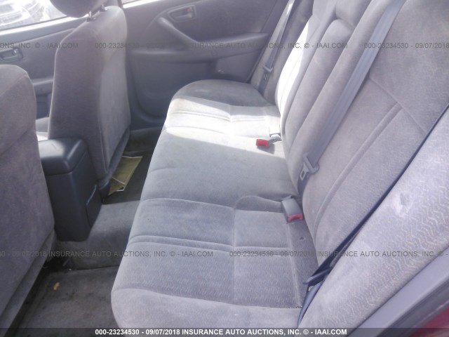4T1BG22K1WU260788 - 1998 TOYOTA CAMRY CE/LE/XLE 红色 照片 8