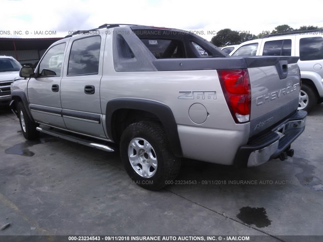 3GNEC12T44G179503 - 2004 CHEVROLET AVALANCHE C1500 TAN photo 3