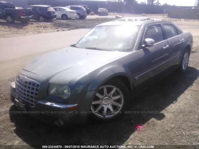 2C3LA63H86H112875 - 2006 CHRYSLER 300C GREEN photo 2