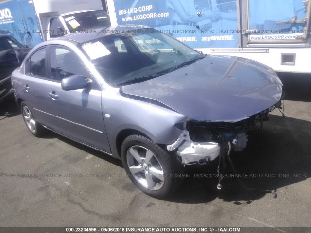 JM1BK32G961506900 - 2006 MAZDA 3 I GRAY photo 1