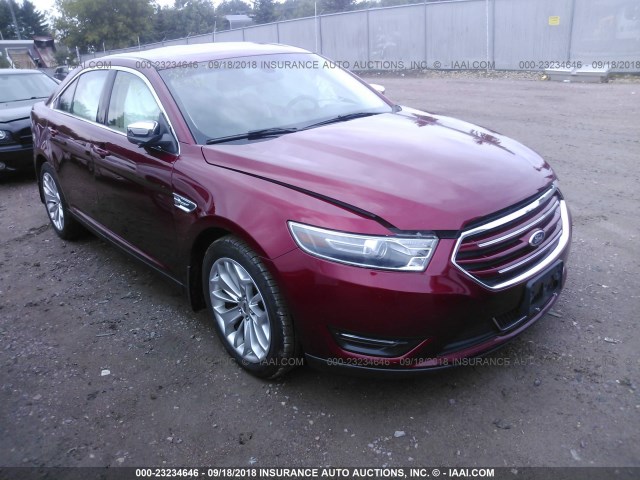 1FAHP2F87FG170787 - 2015 FORD TAURUS LIMITED RED photo 1