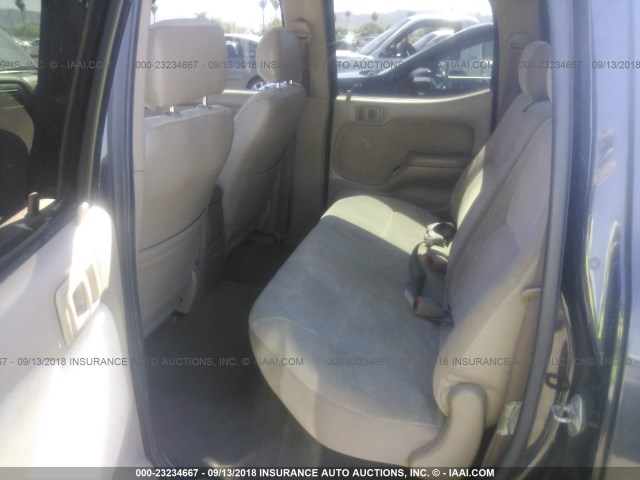 5TEGN92N42Z072691 - 2002 TOYOTA TACOMA DOUBLE CAB PRERUNNER BLACK photo 8