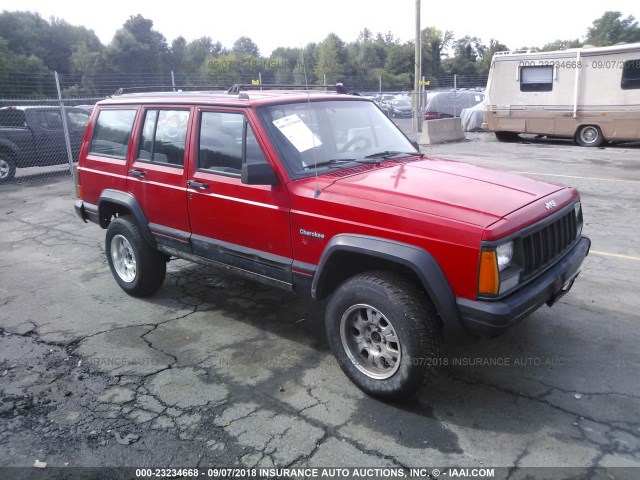 1J4FJ68S8SL539672 - 1995 JEEP CHEROKEE SPORT RED photo 1