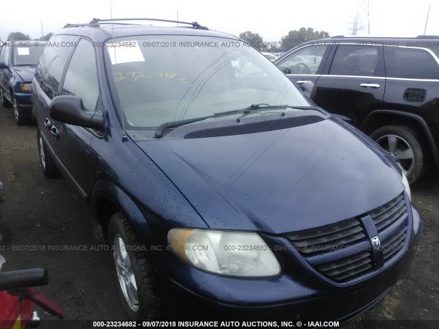 1D8GP45R86B546245 - 2006 DODGE CARAVAN SXT Dark Blue photo 6