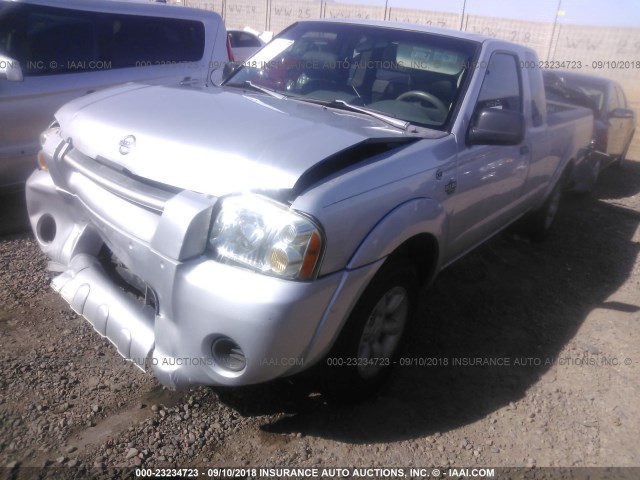 1N6DD26T94C440674 - 2004 NISSAN FRONTIER KING CAB XE SILVER photo 2