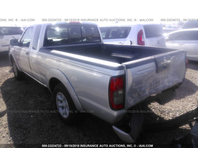 1N6DD26T94C440674 - 2004 NISSAN FRONTIER KING CAB XE SILVER photo 3