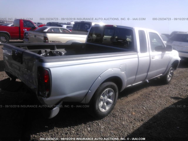 1N6DD26T94C440674 - 2004 NISSAN FRONTIER KING CAB XE SILVER photo 4