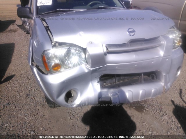 1N6DD26T94C440674 - 2004 NISSAN FRONTIER KING CAB XE SILVER photo 6