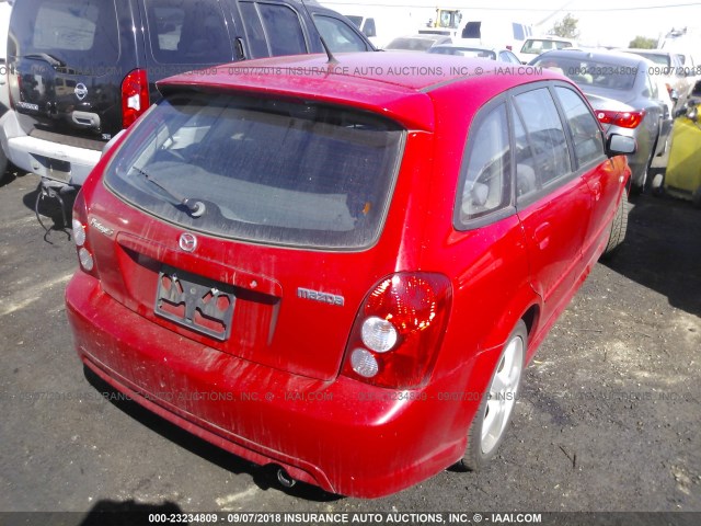 JM1BJ246531183006 - 2003 MAZDA PROTEGE PR5 红色 照片 4
