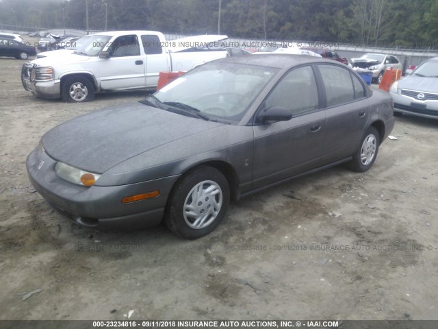 1G8ZF52851Z303501 - 2001 SATURN SL GRAY photo 2