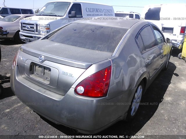 1N4BA41E75C800474 - 2005 NISSAN MAXIMA SE/SL GRAY photo 4