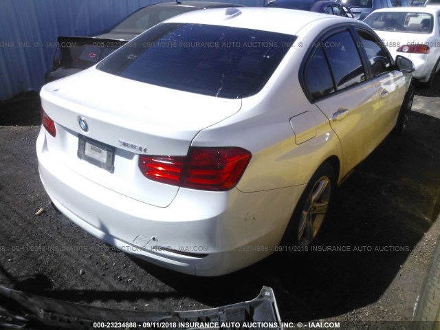 WBA3C1C54CF434194 - 2012 BMW 328 I SULEV WHITE photo 4