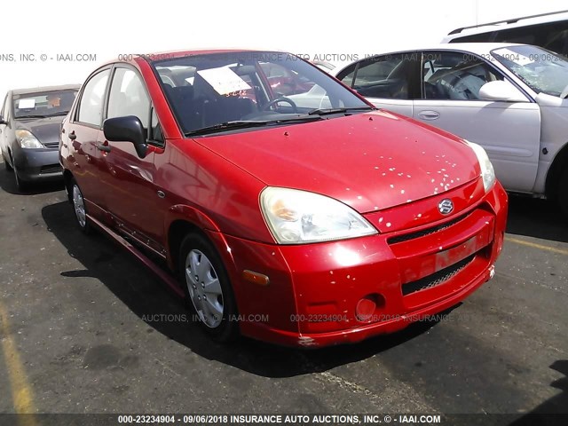 JS2RA61S245205048 - 2004 SUZUKI AERIO S/LX RED photo 6