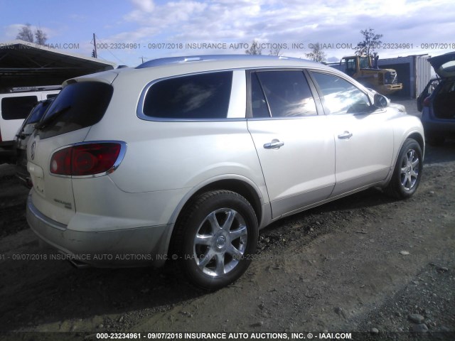 5GAEV23718J292728 - 2008 BUICK ENCLAVE CXL 白色 照片 4