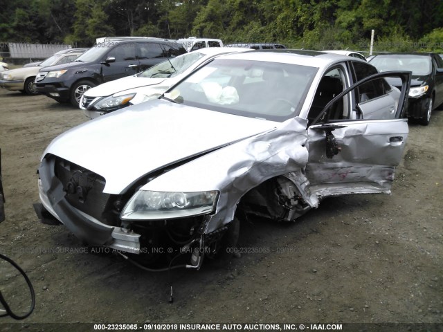 WAUDH74F88N067684 - 2008 AUDI A6 3.2 QUATTRO SILVER photo 2