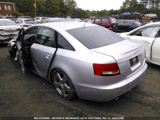 WAUDH74F88N067684 - 2008 AUDI A6 3.2 QUATTRO SILVER photo 3