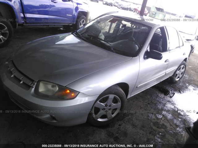 1G1JF52F147209707 - 2004 CHEVROLET CAVALIER LS SILVER photo 2