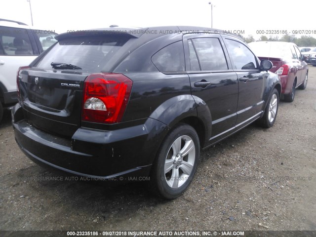 1B3CB3HA1AD615576 - 2010 DODGE CALIBER MAINSTREET BLACK photo 4