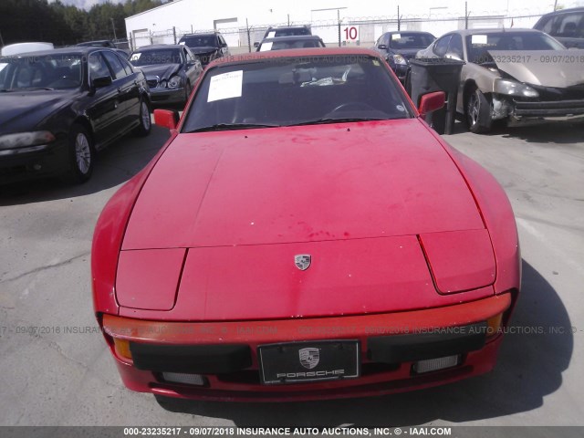 WP0AA0949EN461599 - 1984 PORSCHE 944 RED photo 6