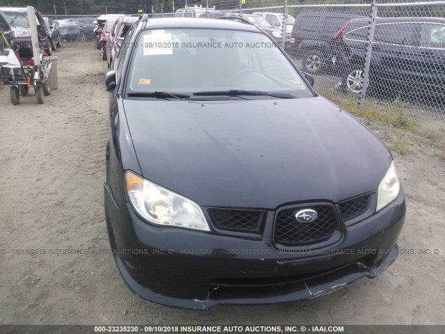 JF1GG61687G813559 - 2007 SUBARU IMPREZA 2.5I BLACK photo 6