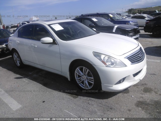 JN1CV6AP4DM302938 - 2013 INFINITI G37 JOURNEY/SPORT WHITE photo 1