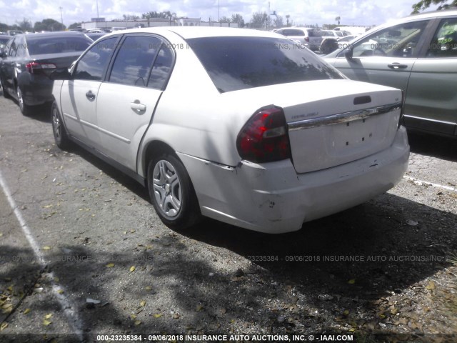 1G1ZS58F67F200839 - 2007 CHEVROLET MALIBU LS თეთრი ფოტო 3