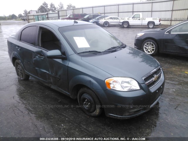 KL1TD5DE1AB125185 - 2010 CHEVROLET AVEO LS/LT 绿色 照片 1