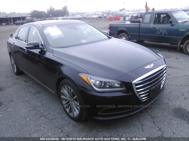 KMHGN4JE3FU049143 - 2015 HYUNDAI GENESIS 3.8L BLACK photo 1