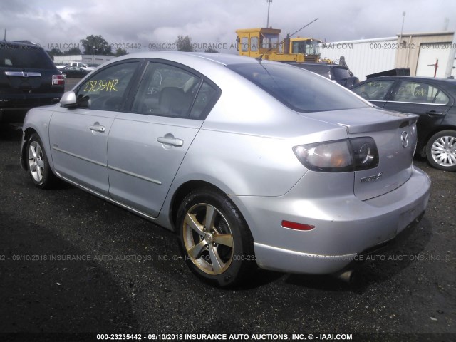 JM1BK123241204699 - 2004 MAZDA 3 S SILVER photo 3