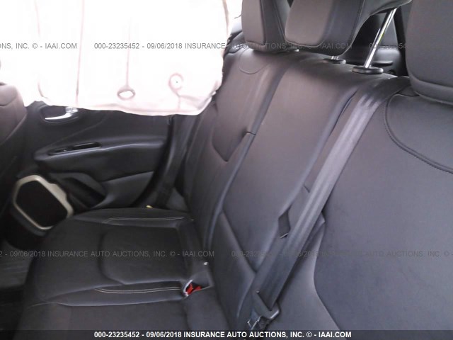 ZACCJADT3GPC83065 - 2016 JEEP RENEGADE LIMITED BLACK photo 8