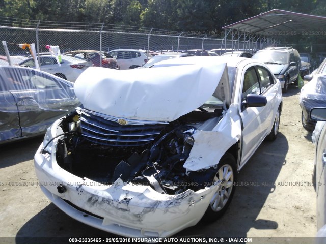 1C3CC4FB3AN123918 - 2010 CHRYSLER SEBRING TOURING WHITE photo 2