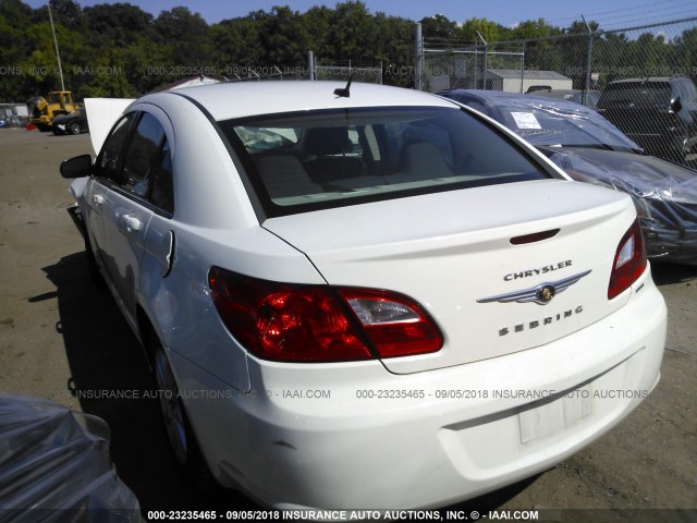 1C3CC4FB3AN123918 - 2010 CHRYSLER SEBRING TOURING WHITE photo 3