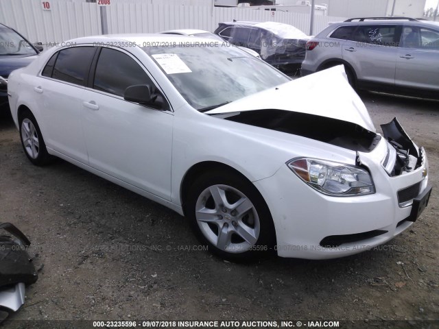 1G1ZA5EU5CF208608 - 2012 CHEVROLET MALIBU LS Ağ foto 1