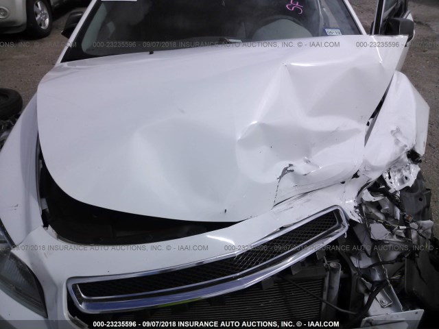 1G1ZA5EU5CF208608 - 2012 CHEVROLET MALIBU LS Ağ foto 10