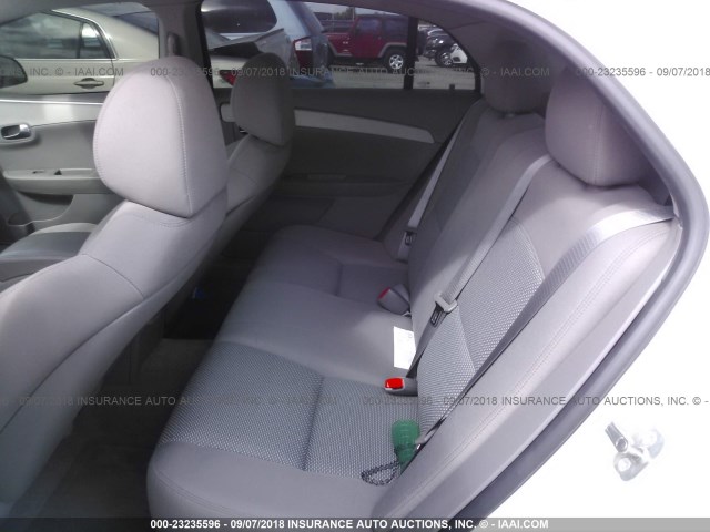 1G1ZA5EU5CF208608 - 2012 CHEVROLET MALIBU LS Ağ foto 8