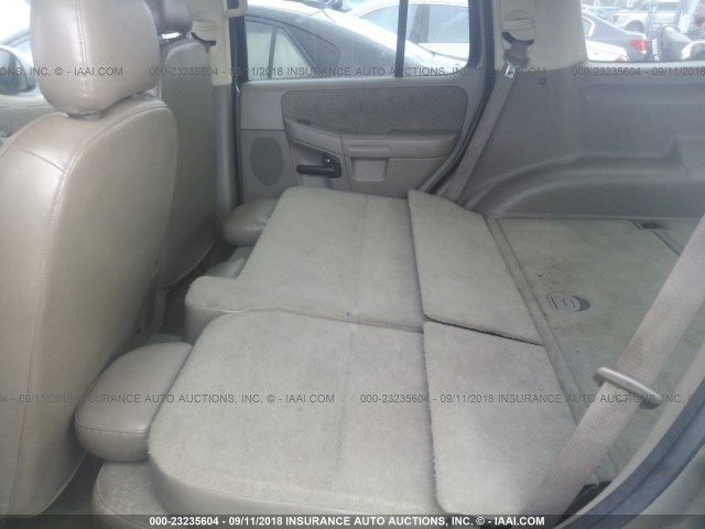 1FMZU72E24UC02832 - 2004 FORD EXPLORER XLS/XLS SPORT BROWN photo 8