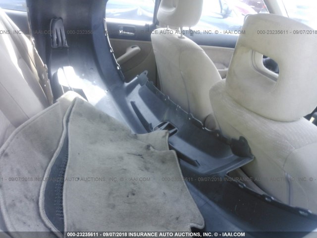 JHMES96683S030970 - 2003 HONDA CIVIC HYBRID SILVER photo 8