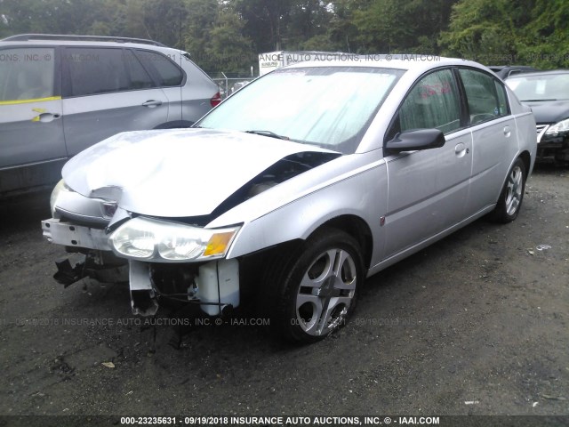 1G8AL52F13Z137730 - 2003 SATURN ION LEVEL 3 SILVER photo 2