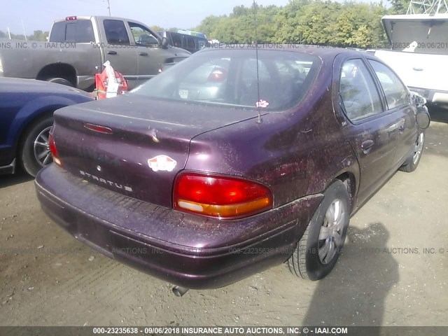 1B3EJ46X7YN213901 - 2000 DODGE STRATUS SE PURPLE photo 4