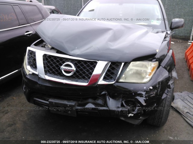 5N1AR18B58C662989 - 2008 NISSAN PATHFINDER S/LE/SE BLACK photo 6