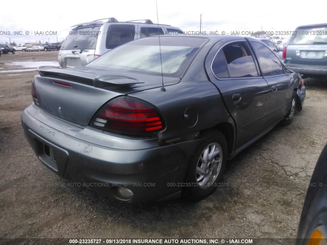 1G2NF52E14M538574 - 2004 PONTIAC GRAND AM SE1 GRAY photo 4