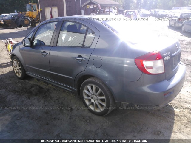 JS2YC414885104095 - 2008 SUZUKI SX4 BLUE photo 3