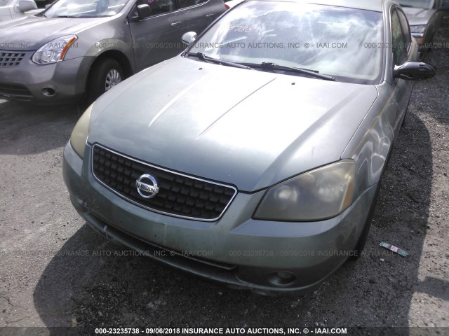 1N4AL11D96C239319 - 2006 NISSAN ALTIMA S/SL GREEN photo 6