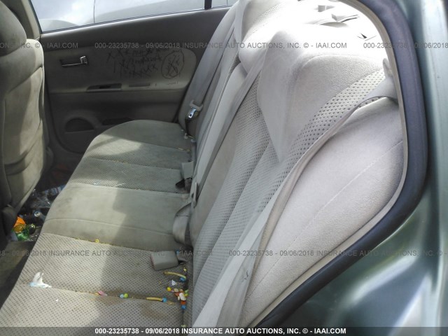 1N4AL11D96C239319 - 2006 NISSAN ALTIMA S/SL GREEN photo 8